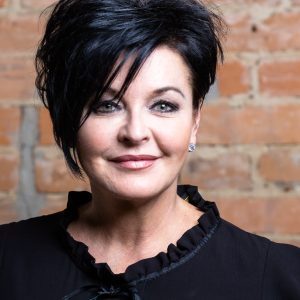 Karen Goslin, psychotherapist, author of Yellow Paint Learning to Live Again, smiling front headshot